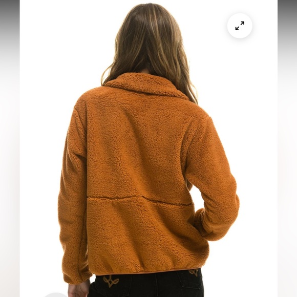 Aviator Nation Teddy Half Zip Jacket - Picture 4 of 4